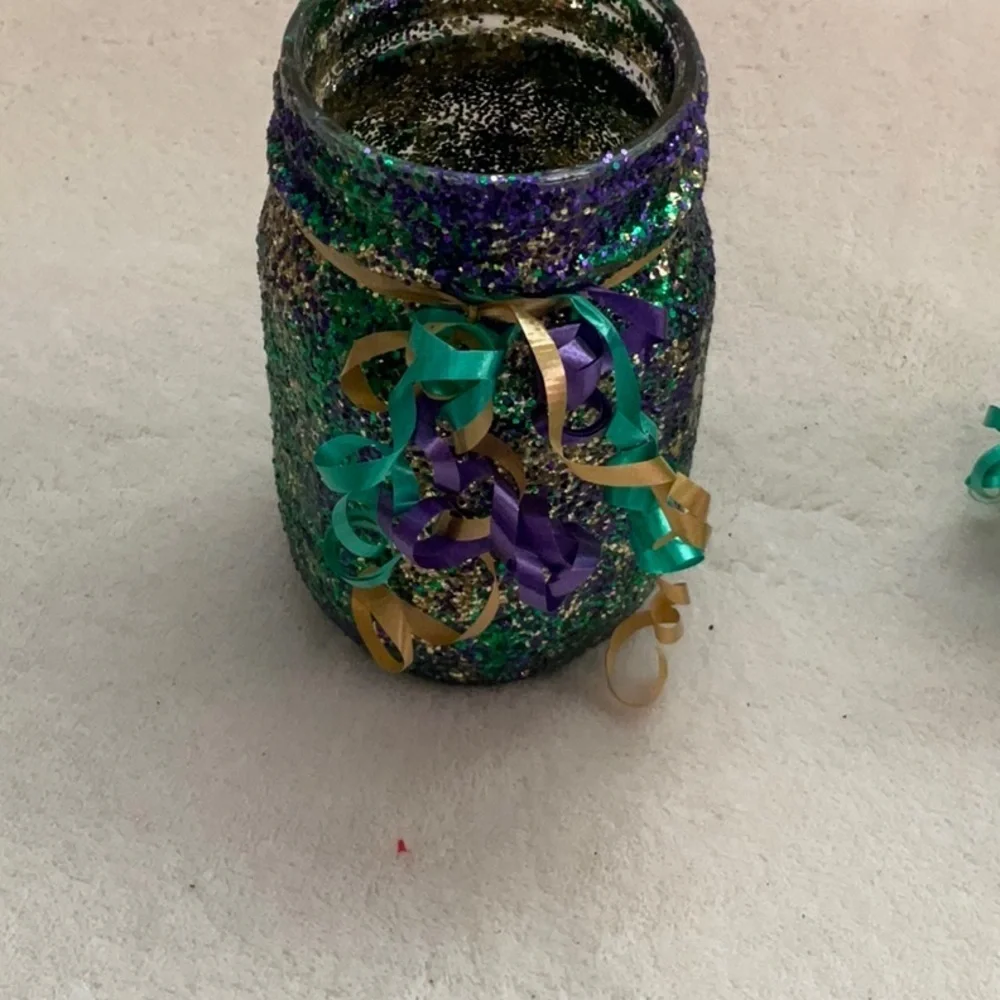 Hand Painted Jars